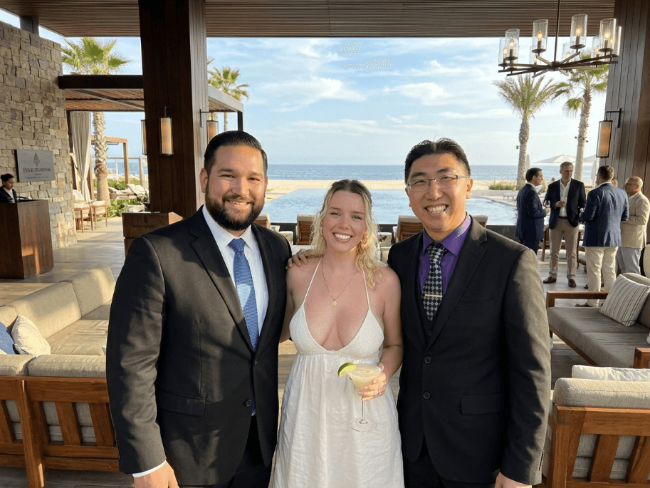 Ricardo M. networking at industry event